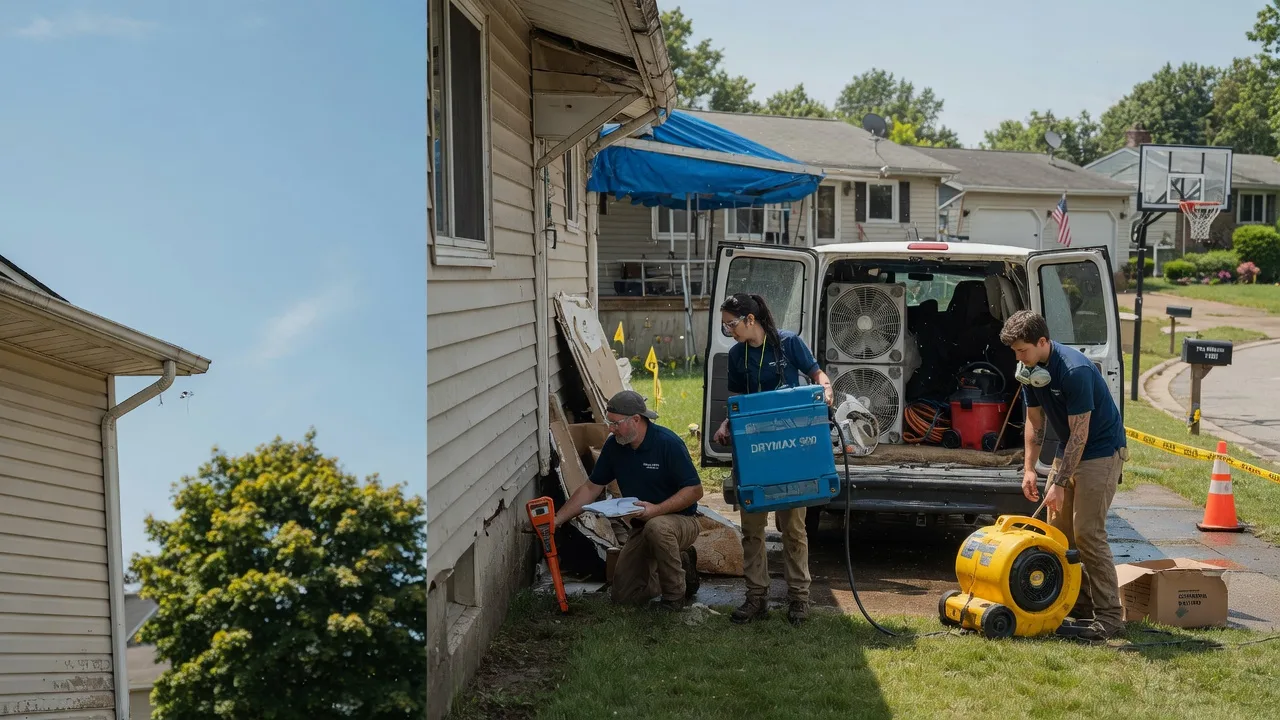 Ceiling Leak Cleanup in Grover Hill, OH near me