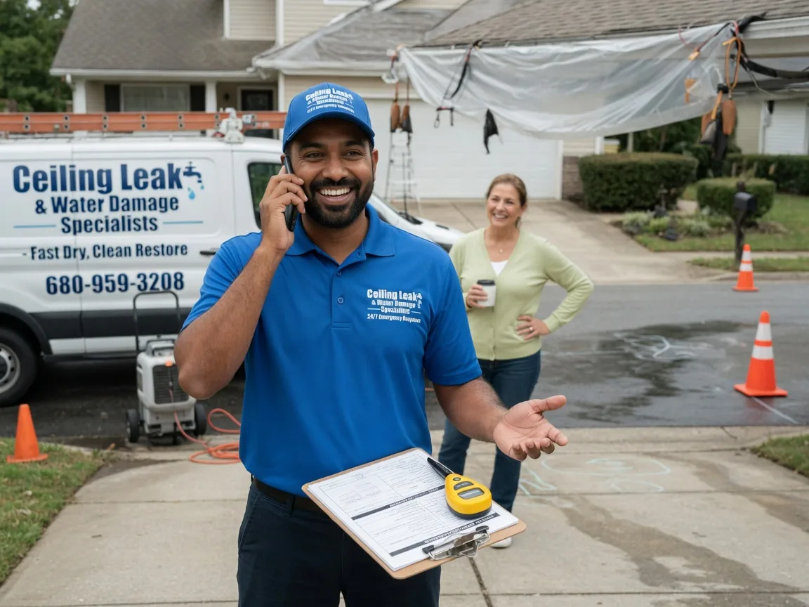 Ceiling Leak Cleanup Grover Hill, OH FAQs